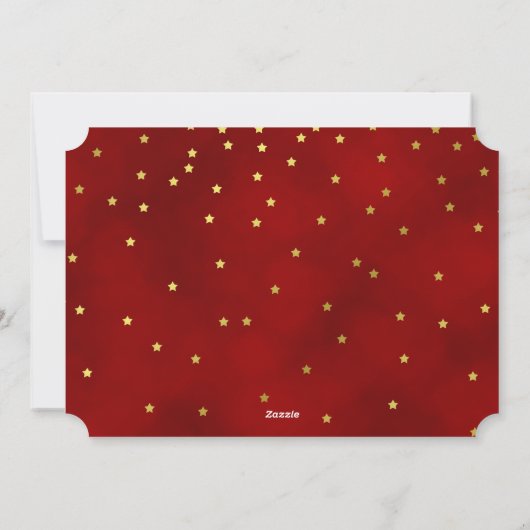 White Deer Joy kerstKaart (Achterkant)