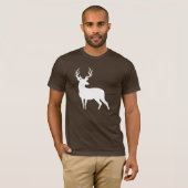 White Deer Silhouette Shirt (Voorkant volledig)