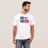 WHITE DEER Texas, kom en pak het AR15 T-shirt (Voorkant volledig)