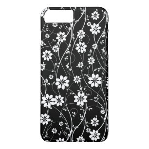White Delicate Flowers Case-Mate iPhone Case