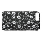 White Delicate Flowers Case-Mate iPhone Case (Achterkant (Horizontaal))