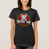 White Devon Rex Cat Schattige Cat Parodie T-shirt (Voorkant)