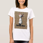 White Devon Rex T-shirt (Voorkant)