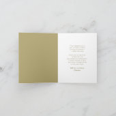 White Diagonal Stripes Foto Modern Afstuderen Bedankkaart (Binnen)