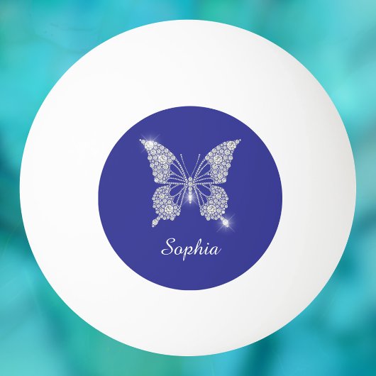 White Diamond Butterfly, Script Name, Deep Blue Pingpongbal