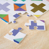 White Diamond Puzzle Legpuzzel (Zijkant)