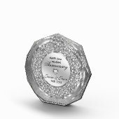 White Diamonds-bruiloft Jubileum Fotoblokken (Rechts)