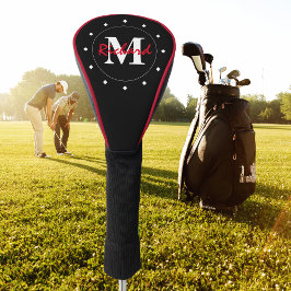 White Diamonds Monogram Golfheadcover
