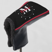 White Diamonds Monogram Putter Hoesje Golfheadcover (3/4 voorkant)
