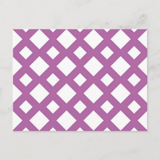White Diamonds op Lavender Briefkaart (Voorkant)