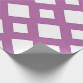 White Diamonds op Lavender Cadeaupapier (Hoek)