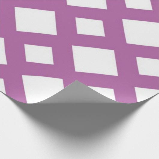 White Diamonds op Lavender Cadeaupapier (Hoek)