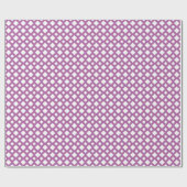 White Diamonds op Lavender Cadeaupapier (Vlak)