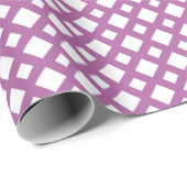 White Diamonds op Lavender Cadeaupapier (Rol Hoek)