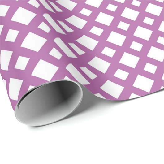 White Diamonds op Lavender Cadeaupapier (Rol Hoek)