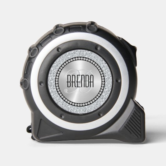 White Diamonds Patroon Monogram Rolmaat (Voorkant)