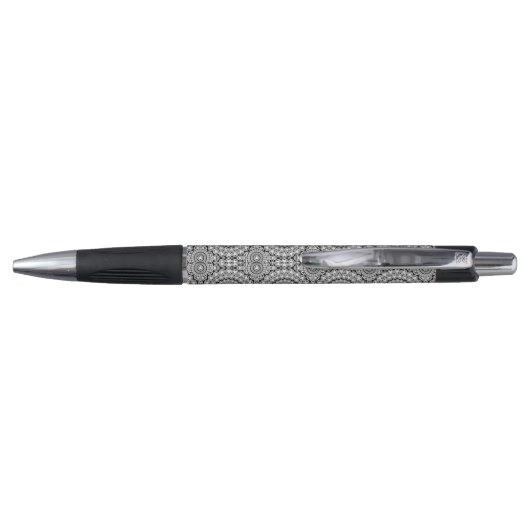 White Diamonds Print Circles Patroon Pen (Achterkant)