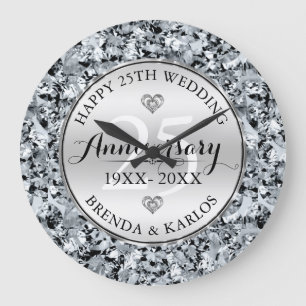White Diamonds Silver Wedding Jubileum Grote Klok