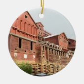 White Doberman Ornament (Voorkant)