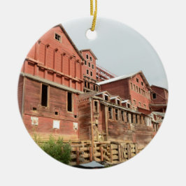 White Doberman Ornament