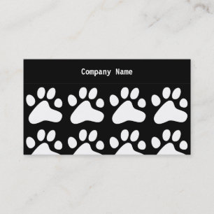 White Dog Paws, Company Name Visitekaartje