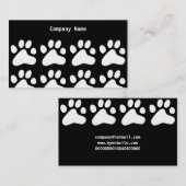 White Dog Paws, Company Name Visitekaartje (Voorkant / Achterkant)