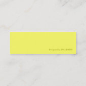 White Dog Profile Card Mini Visitekaartje (Achterkant)