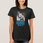 White Dogs voor Harris Walz T-shirt (Voorkant)