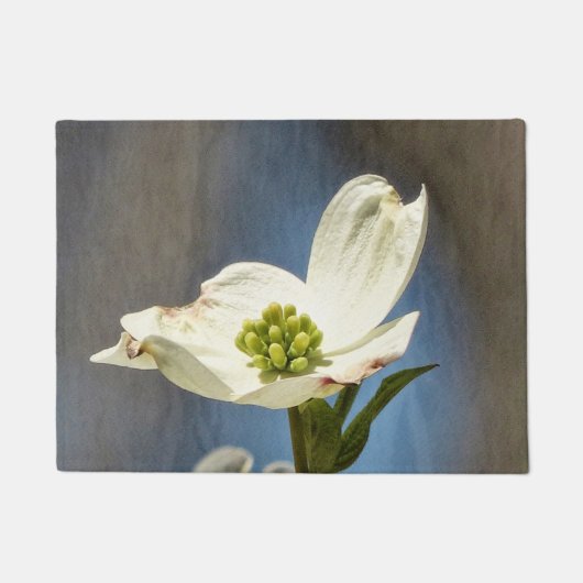 White Dogwood Bloom Deurmat (Voorkant)