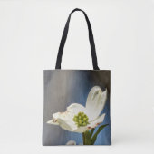 White Dogwood Bloom Tote Bag (Voorkant)
