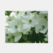 White Dogwood Flower Blossom Deurmat (Voorkant)
