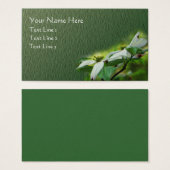 White Dogwood Flower Blossom Floral Visitekaartje (Voorkant /achterkant)