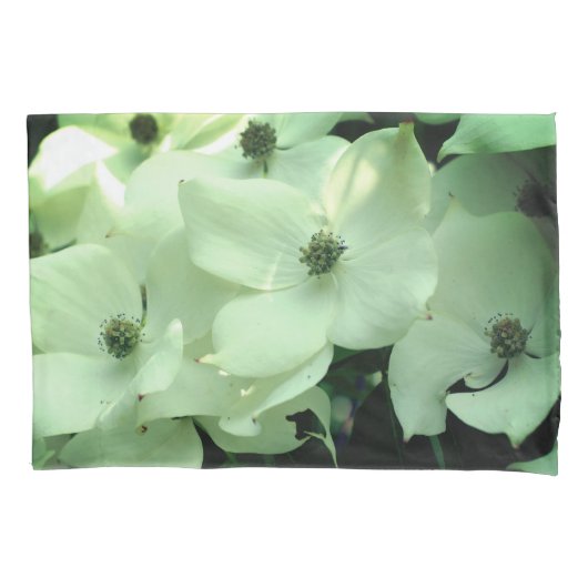 White Dogwood Flower Blossom Kussensloop (Voorkant)
