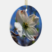 White Dogwood Flower ornament (Rechts)