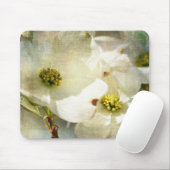 White Dogwood Flowers Muismat (Met muis)