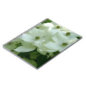 White Dogwood Flowers Natuur Notitieboek (Linkerzijde)