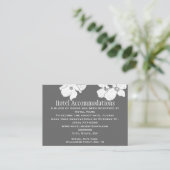 White  Dogwood Hotel Accommodatie Cards Informatiekaartje (Staand voorkant)