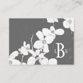 White  Dogwood Hotel Accommodatie Cards Informatiekaartje (Achterkant)