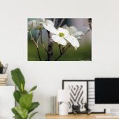 White Dogwood Poster (Thuiskantoor)