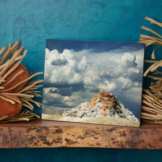 White Dome Plaque Fotoplaat (Zijkant)