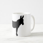 White donkey logo mok PERSONALIZE (Voorkant rechts)