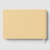 White Double Daffodil Celebration of Life Memorial Gastenboek (Achterkant)