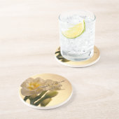 White Double Daffodils Spring Wedding Zandsteen Onderzetter (Zijkant)