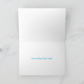 White Dove afbeelding Birthday Card Kaart (Binnen)