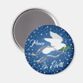 White Dove and Olive Branch Magnet (Voorkant / Achterkant)
