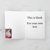 White Dove Bewerkbaar  Kaart (Binnen)