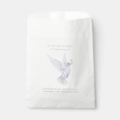 White Dove Bird Seed Packet begrafenismonument Bedankzakje (Voorkant)