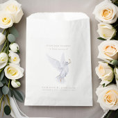 White Dove Bird Seed Packet begrafenismonument Bedankzakje