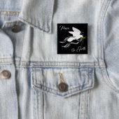 White Dove Button (In situ)