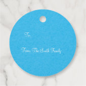 White Dove Holiday Bedankjes Labels (Achterkant)